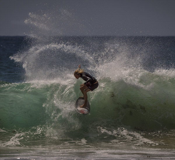 Photograph Steve Turner Rooster Tail on One Eyeland