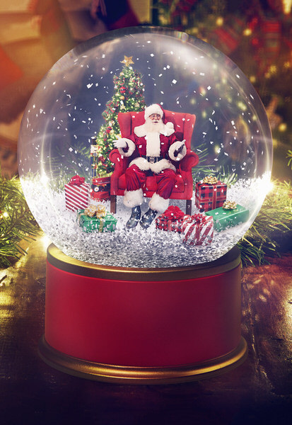 Photograph Ryan Forbes Santa Snow Globe on One Eyeland