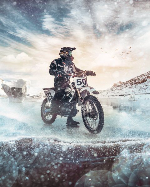 Photograph Juhamatti Vahdersalo Motocross on One Eyeland