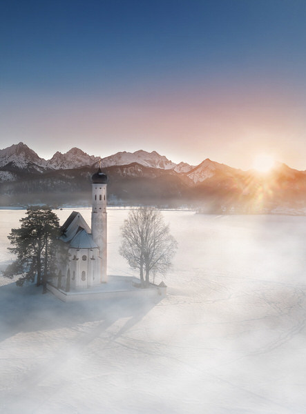 Photograph Stephan Fotokasten Winter Sunrise on One Eyeland