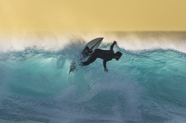 Photograph Ben Welsh Blue Wave on One Eyeland