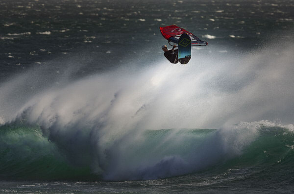 Photograph Ben Welsh Aerial Off The Lip on One Eyeland