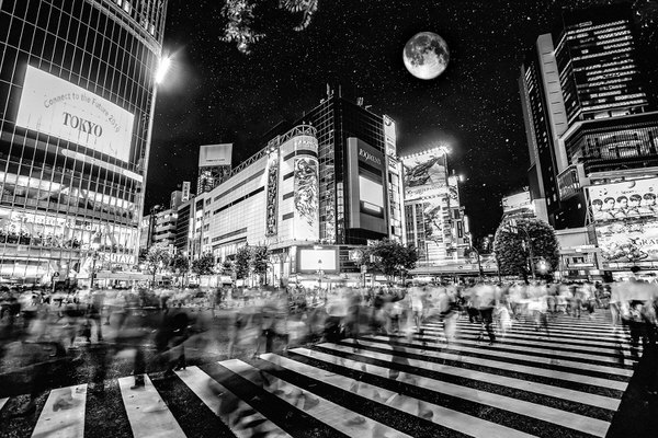 Photograph Jin Tamaoki Under The Blue Moon on One Eyeland