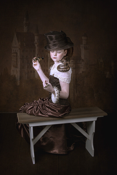 Photograph Carola Kayen Mouthaan Lady Nina on One Eyeland