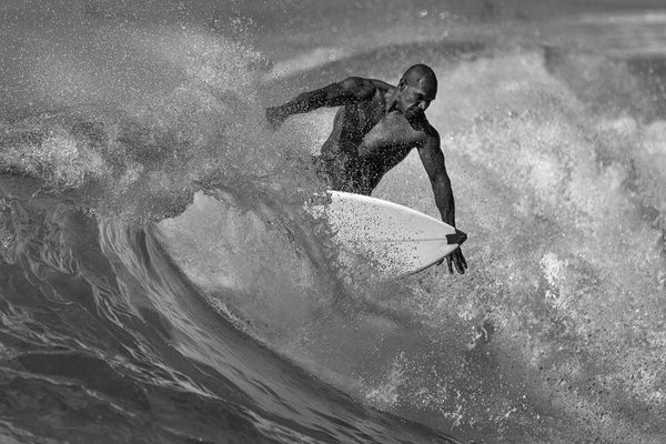 Photograph Steve Turner Surfer Study Mono on One Eyeland