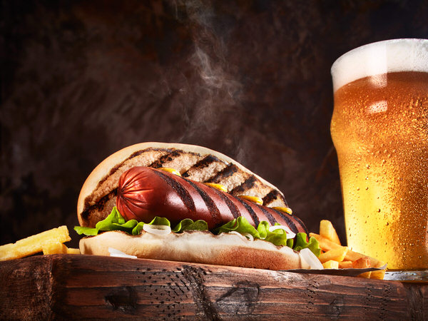 Photograph Mayda Mason Hot Dog And Beer on One Eyeland