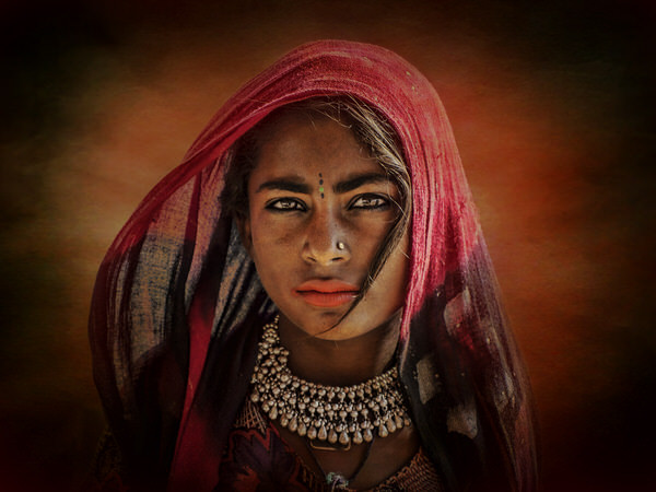 Photograph Svetlin Yosifov Tribal Girl India on One Eyeland