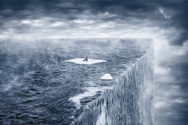 Photograph Petri Damsten Ice Fishing on One Eyeland