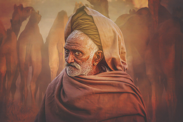 Photograph Svetlin Yosifov Old Rajasthani Man From Mela on One Eyeland