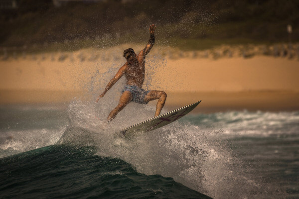 Photograph Steve Turner Surf Art on One Eyeland