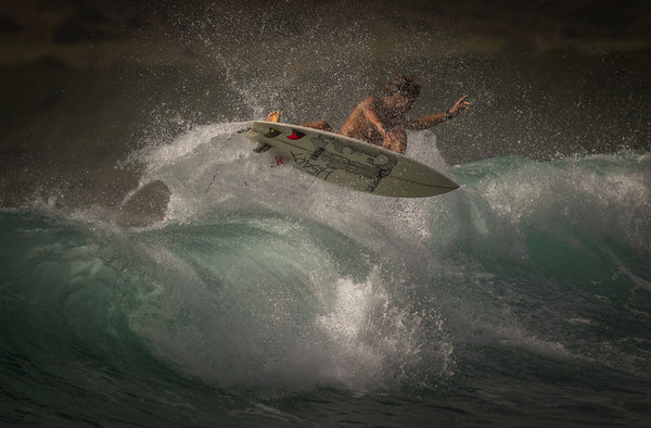 Photograph Steve Turner On Fire on One Eyeland