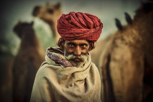Photograph Svetlin Yosifov Pushkar Man on One Eyeland