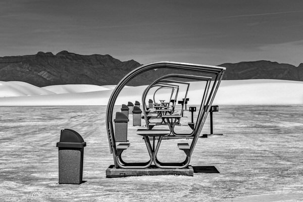 Photograph Lou Novick White Sands Number 11 on One Eyeland