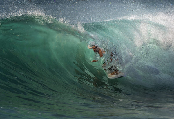 Photograph Steve Turner Tube Ride on One Eyeland