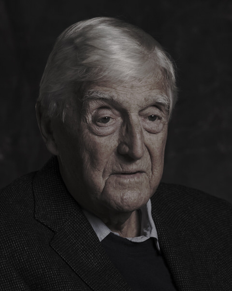Photograph Lorentz Gullachsen Sir Michael Parkinson on One Eyeland