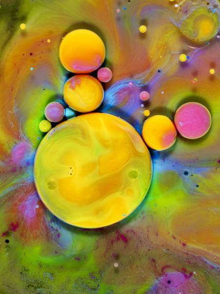 Photograph Mark Mawson Oil Bubbles on One Eyeland