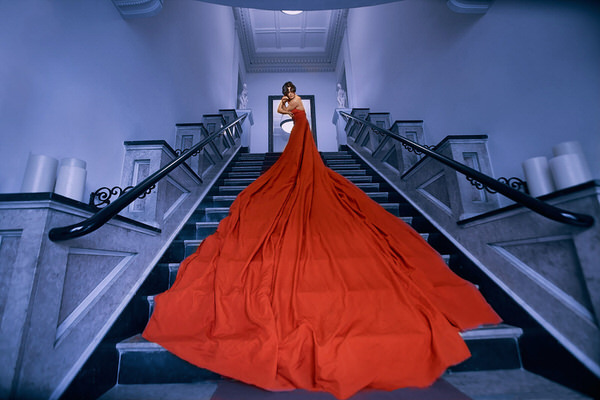Photograph Fabricio Simoes Red Dress Ii on One Eyeland