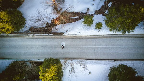 Photograph Konstantinos Katsianis Snow Romance on One Eyeland