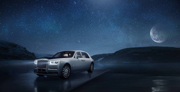Photograph Nigel Harniman Rolls Royce Phantom Tranquility Project on One Eyeland