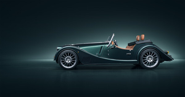 Photograph Nigel Harniman Morgan Motor Cars Plus Six on One Eyeland