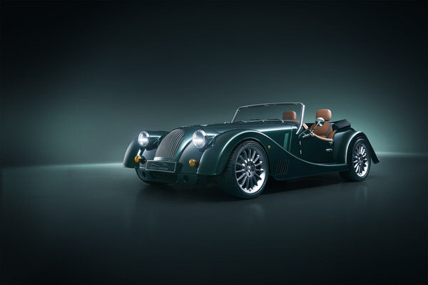 Photograph Nigel Harniman Morgan Motor Cars Plus Six on One Eyeland
