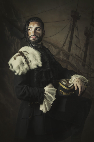 Photograph Carola Kayen Mouthaan Captain Faried on One Eyeland