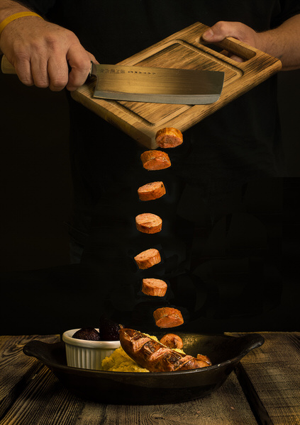 Photograph Marc Sabat Fish Sausages on One Eyeland