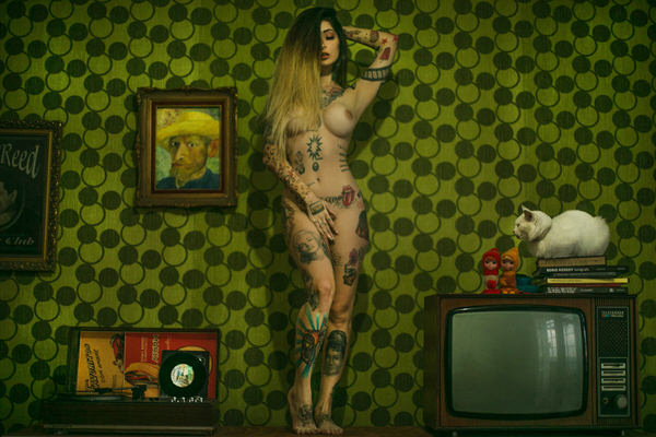 Photograph Junior Luz Art Tattoo on One Eyeland