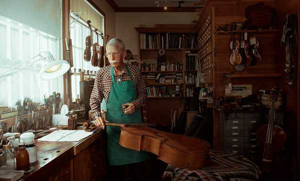 Photograph Kremer Johnson The String Maker on One Eyeland