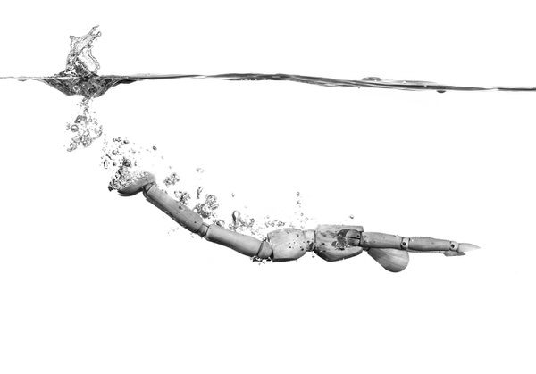 Photograph Marc Sabat Diver on One Eyeland