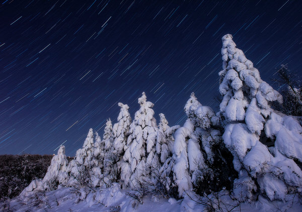 Photograph Kazuaki Koseki Snowy Mountain Trails on One Eyeland