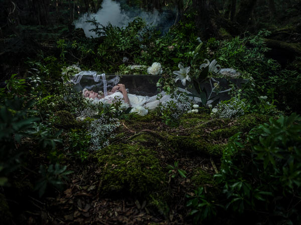 Photograph Haseo Hasegawa Glass Coffin 9 on One Eyeland