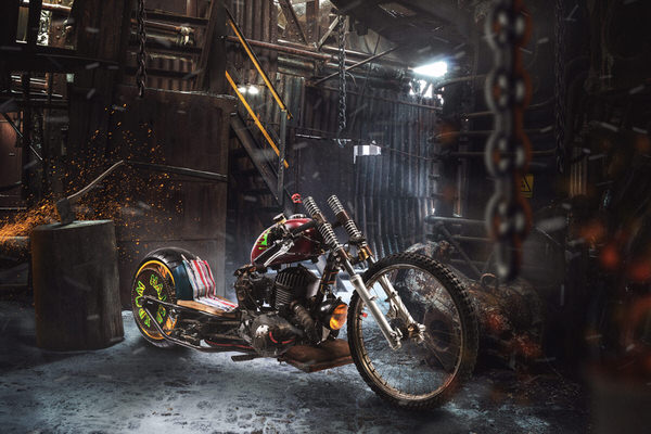 Photograph Roman Demchenko Rat Bike Custom on One Eyeland