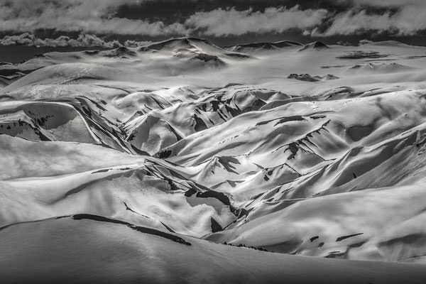 Photograph Peter Svoboda Sof Myrdalsjokull Volcano From Above on One Eyeland