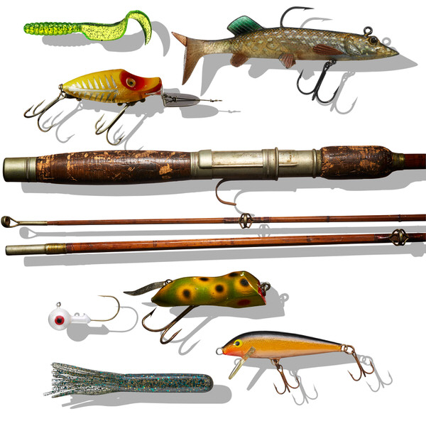 Photograph Jim York Lures on One Eyeland