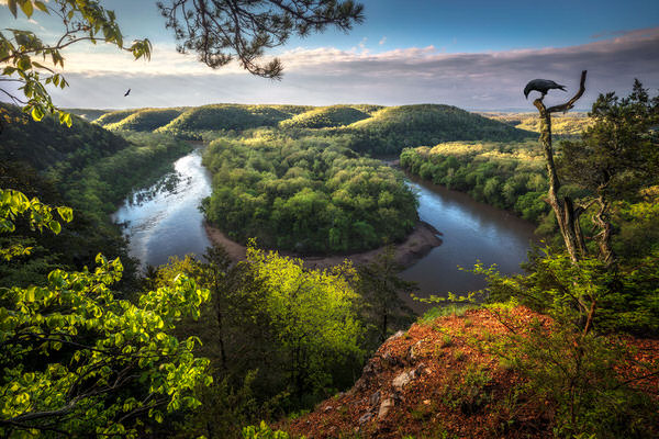 Photograph Carr Ward Red Bluff Overlook on One Eyeland