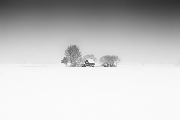 Photograph Frank Peters House In The Snow on One Eyeland
