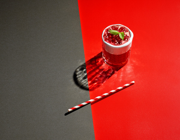 Photograph Kai Schwabe Pomegranate Cocktail on One Eyeland