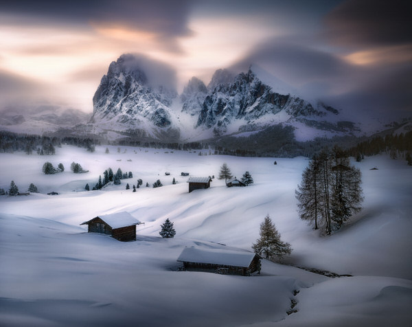 Photograph Veselin Atanasov Snowy Sunrise on One Eyeland