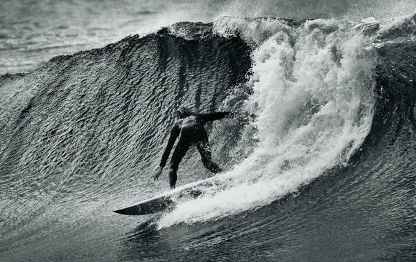 Photograph Steve Turner Surfing In Glass on One Eyeland