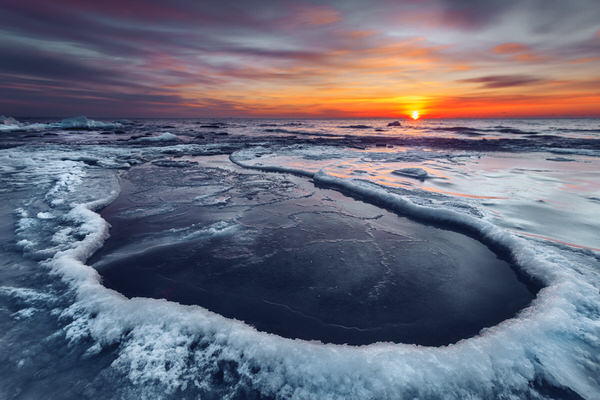 Photograph Ruslan Bolgov The Burning Ice on One Eyeland