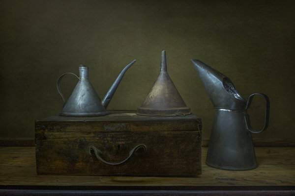 Photograph Christian Marcel Oil Cans on One Eyeland