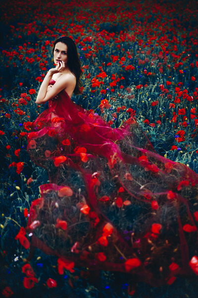 Photograph Ruslan Bolgov In The Bed Of Poppies on One Eyeland
