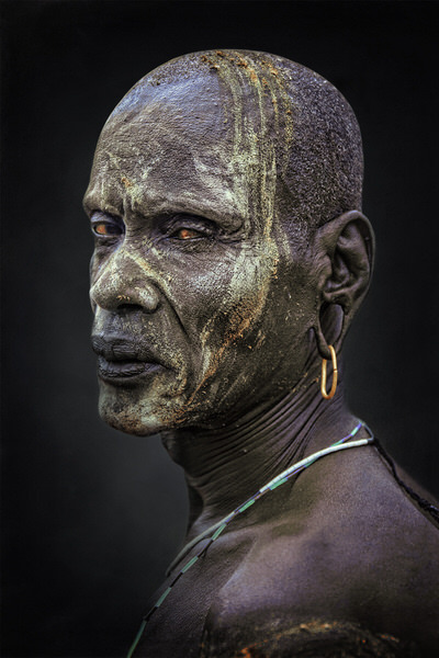 Photograph Svetlin Yosifov African Portrait Mursi on One Eyeland