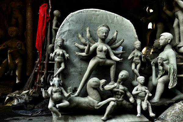 Photograph Arnab Mitra Durga Idol on One Eyeland