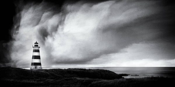 Photograph Marc Koegel Brier Island Lighthouse on One Eyeland