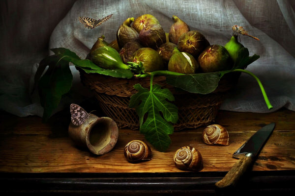 Photograph Christian Marcel Still Life With Figs on One Eyeland
