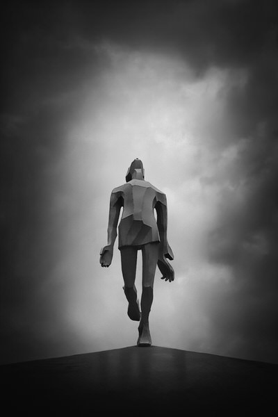 Photograph Mohammad Dadsetan Head Up on One Eyeland