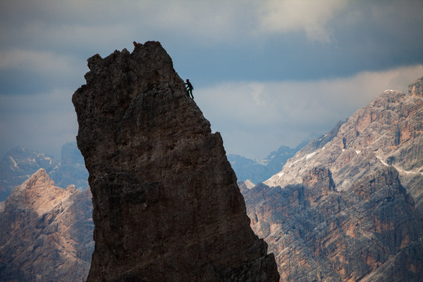 Photograph Frank Peters Lonely Climber on One Eyeland