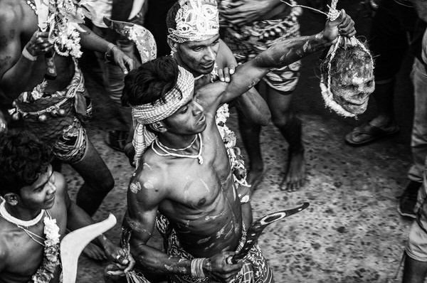 Photograph Sudipta Mallick Dancing With Head on One Eyeland